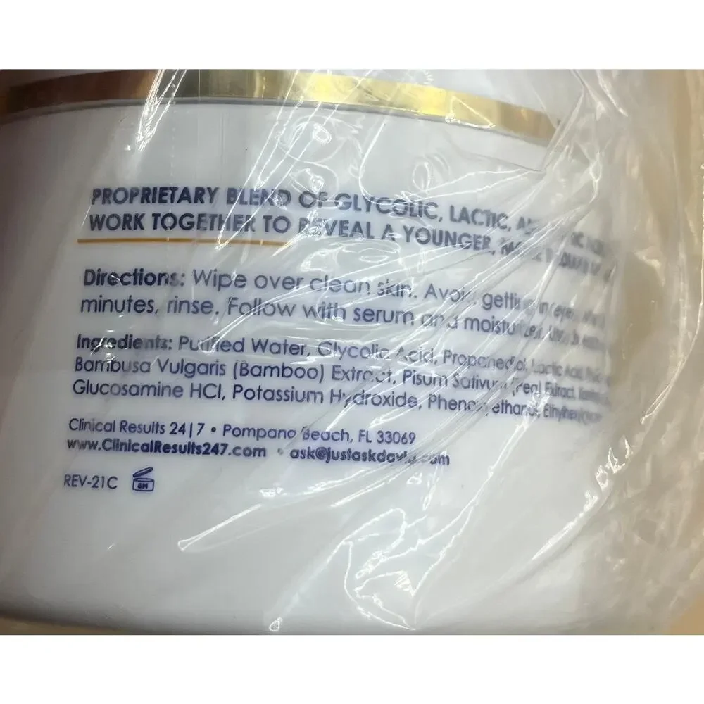 Clinical Results 24/7 Poly-Hydroxy Perfecting Peel Pads 20% 40 Pads .75 ou 20ml